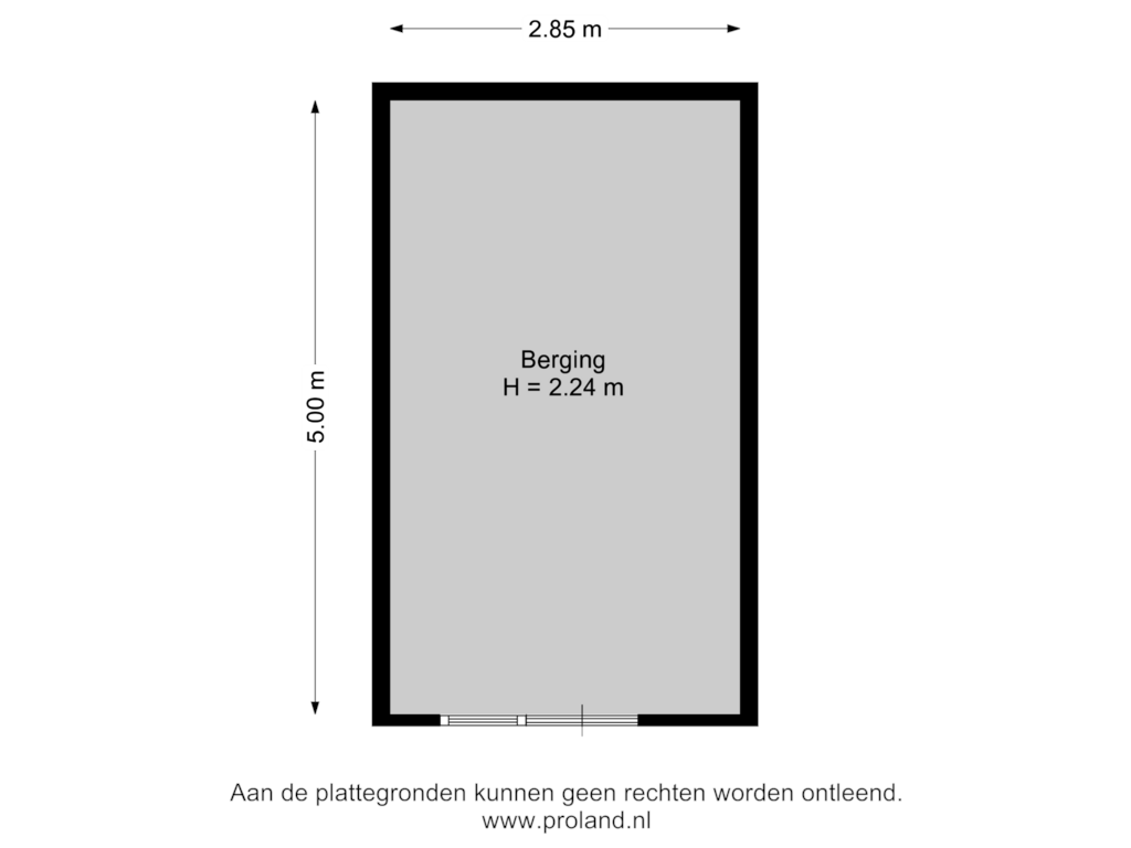 Bekijk plattegrond van Berging van De Kap 151