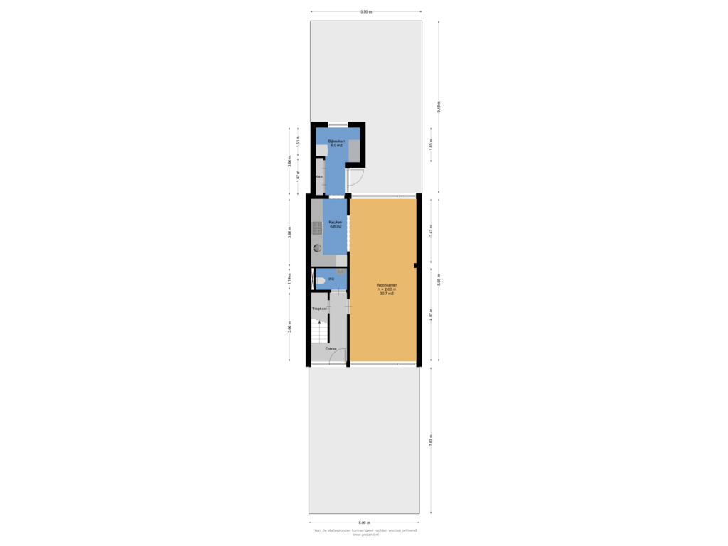 Bekijk plattegrond van Begane Grond Met Tuin van De Kap 151