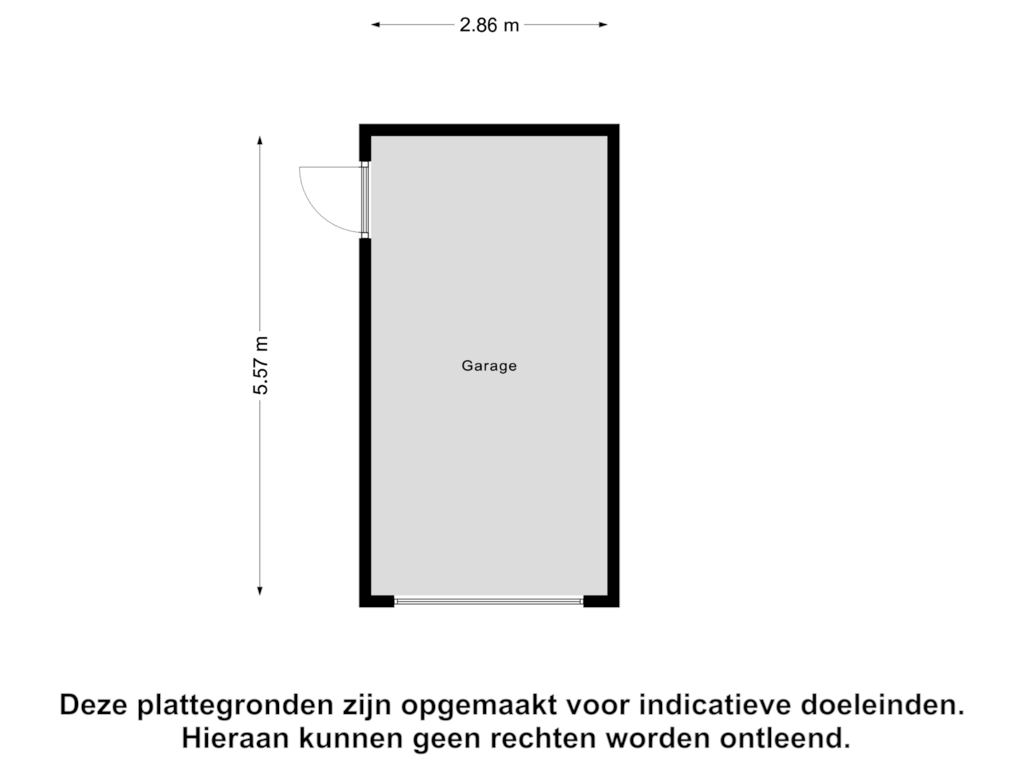 Bekijk plattegrond van Garage van Groen van Prinstererstraat 6