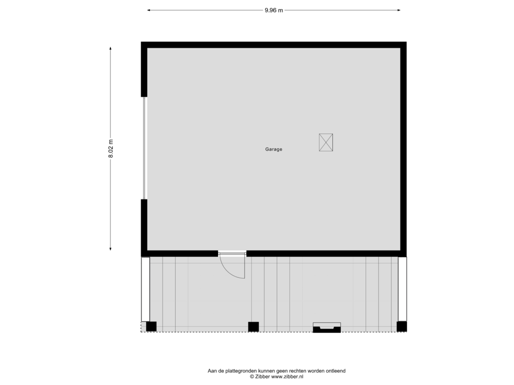 Bekijk plattegrond van Garage van De Lingst 54