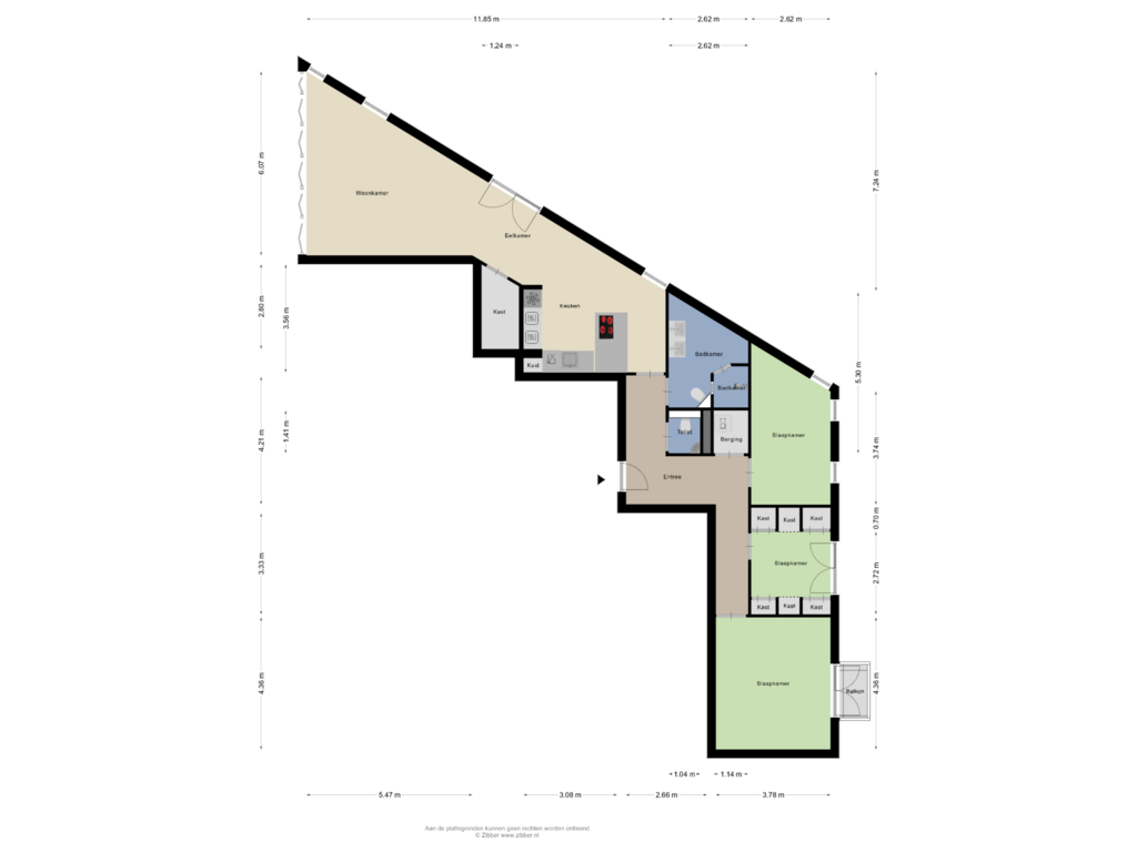 Bekijk plattegrond van Appartement van IJdok 113