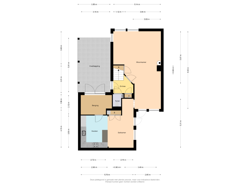 Bekijk plattegrond van Begane Grond van Voorne 19