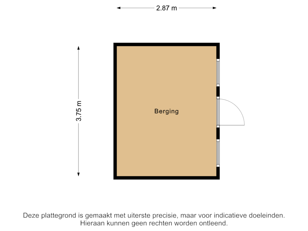 Bekijk plattegrond van Berging van Voorne 19