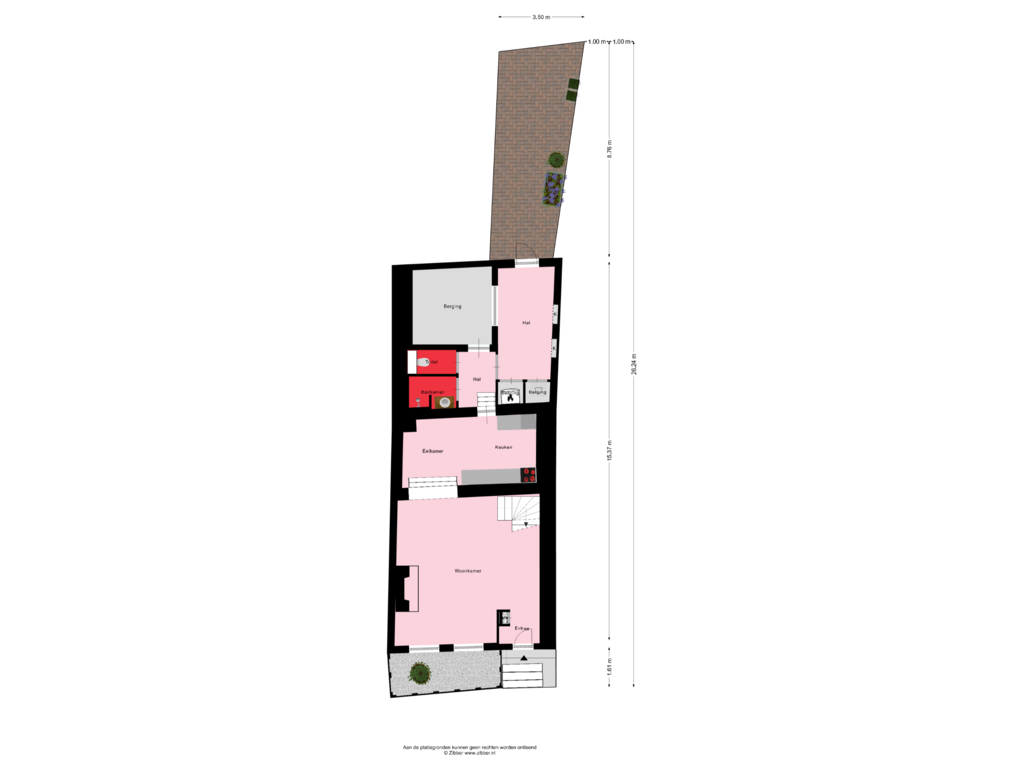 Bekijk plattegrond van Begane Grond_tuin van Hegebuorren 14