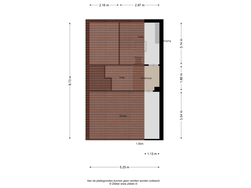 Bekijk plattegrond van Zolder van Schuttershof 4