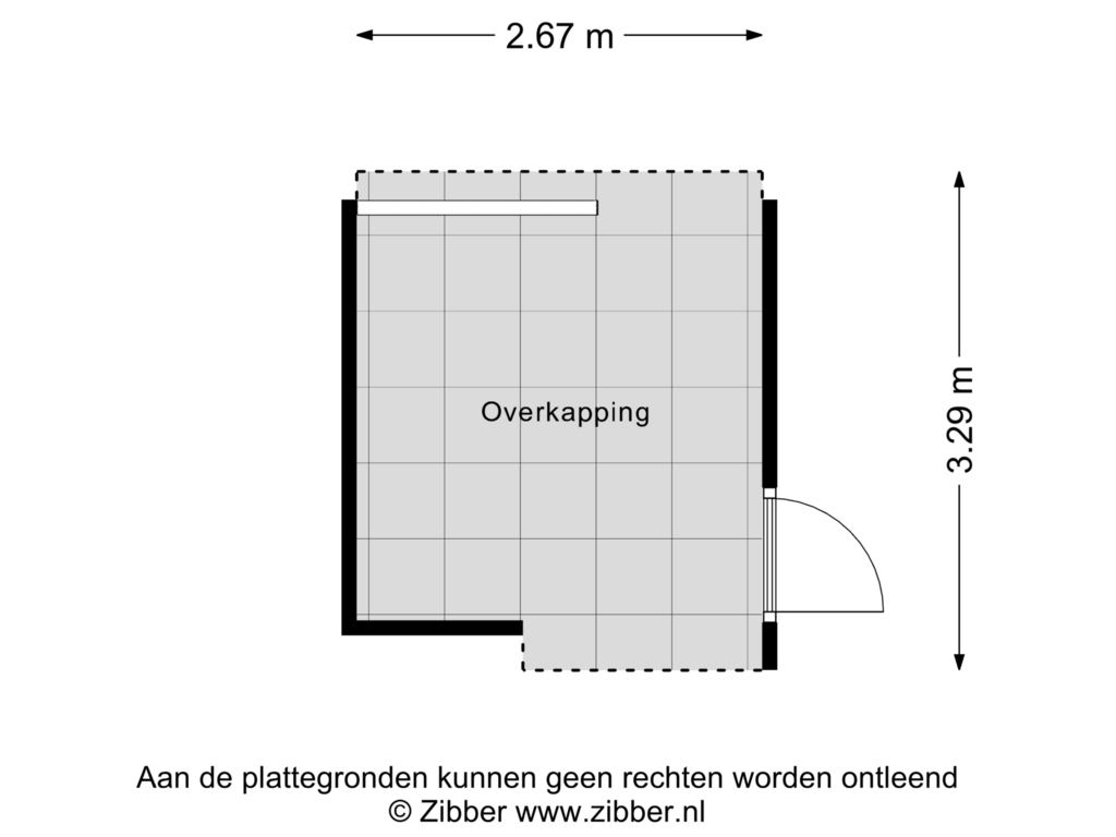 View floorplan of Overkapping of Imkersdreef 216