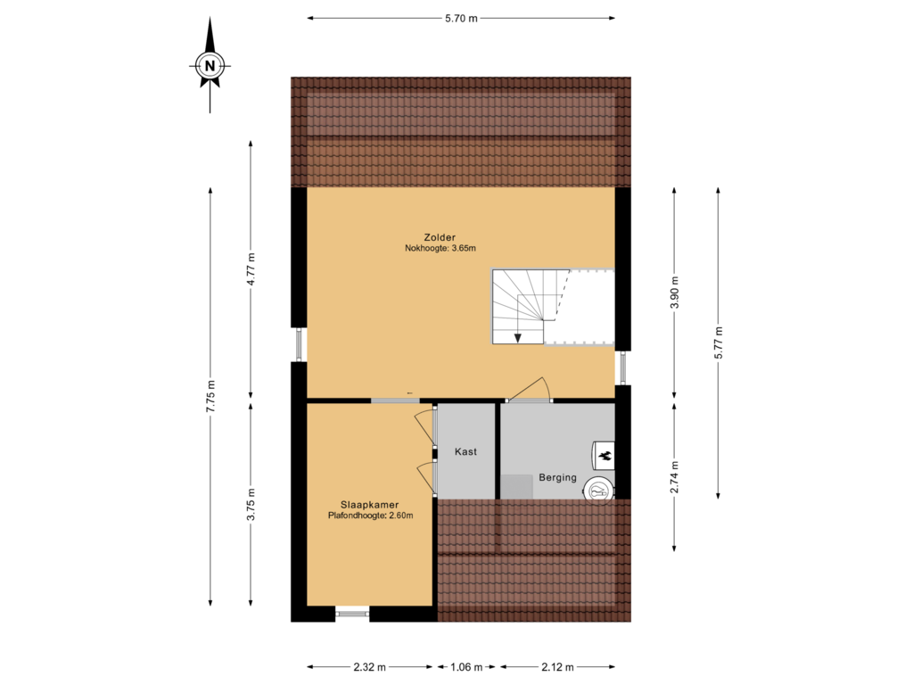 Bekijk plattegrond van 2e Verdieping van Slachtveld 1