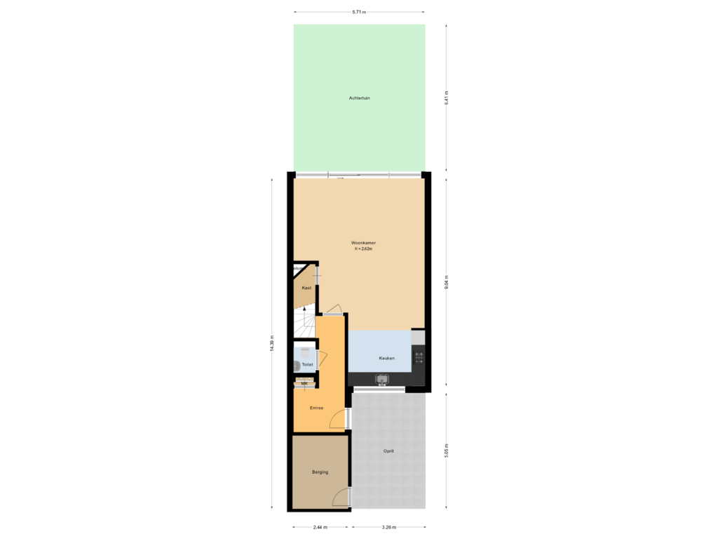 View floorplan of Situatie of Bernini 3