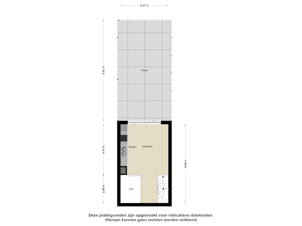 View floorplan of Eerste Verdieping of Zwanebloemlaan 194