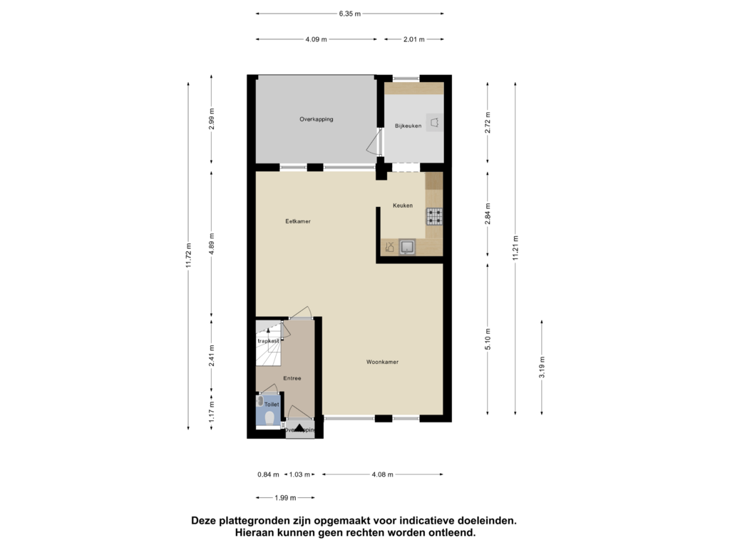 Bekijk plattegrond van Begane Grond van Zwaluwendonk 21