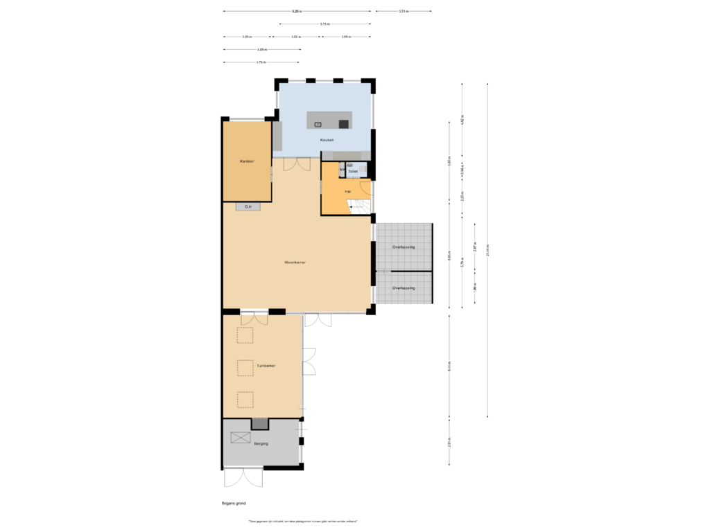 View floorplan of Begane grond of Koekoek 10