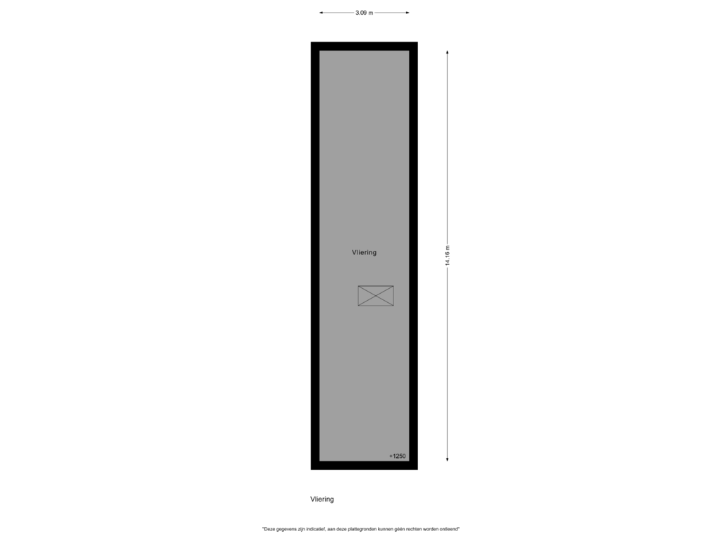 View floorplan of Vliering of Koekoek 10