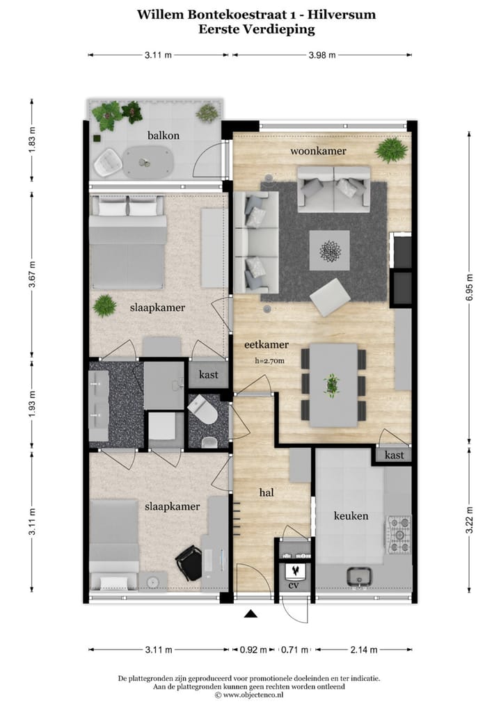 Foto 12 van Willem Bontekoestraat 1