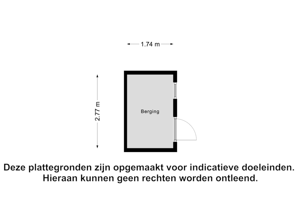 Bekijk plattegrond van Berging van Laan van Laag Kanje 1-528