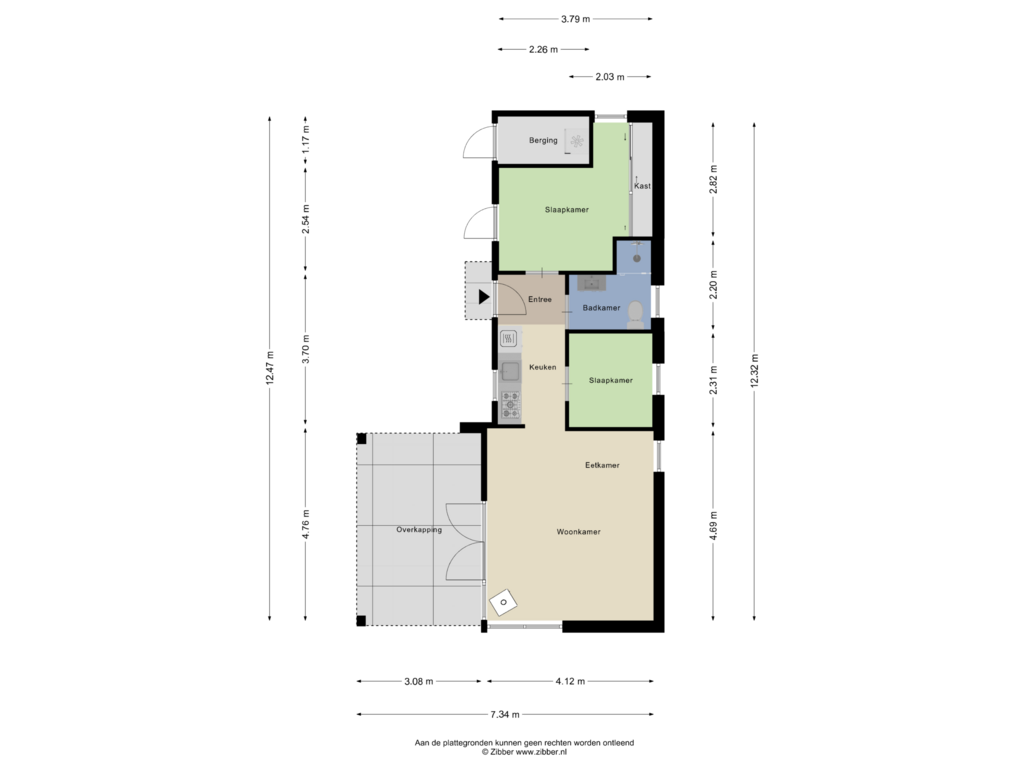 Bekijk plattegrond van Begane Grond van Hulckesteijn 3 - Le Fossé 16