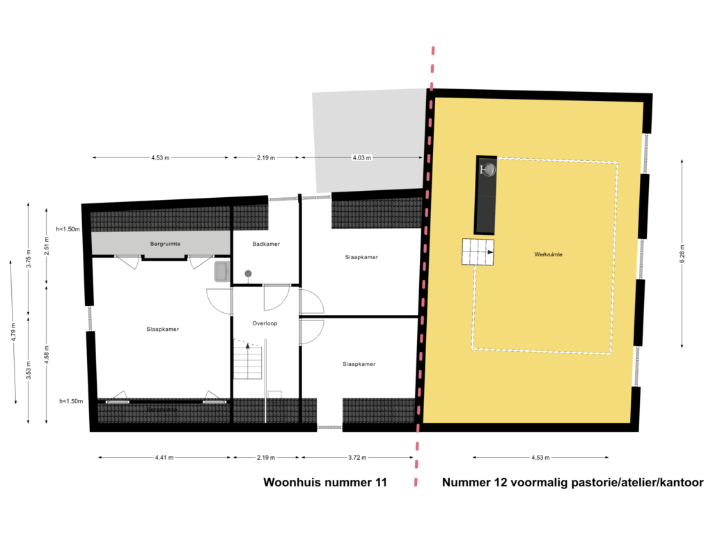 Bekijk plattegrond van Etage van Kerkplein 11