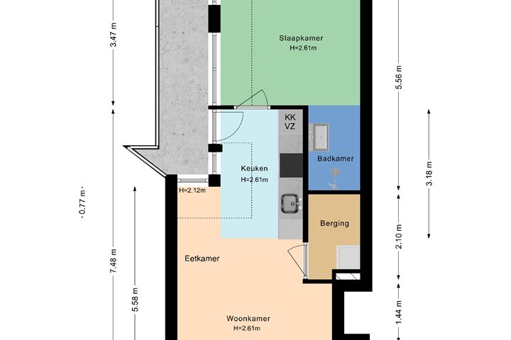 Bekijk foto 42 van Rustenburgstraat 42-C