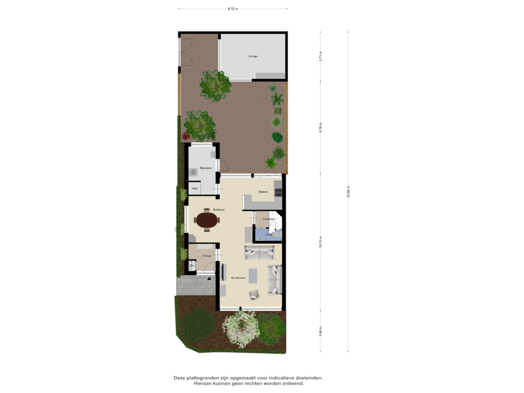 View floorplan of Begane Grond_Tuin of Oldambtstraat 10