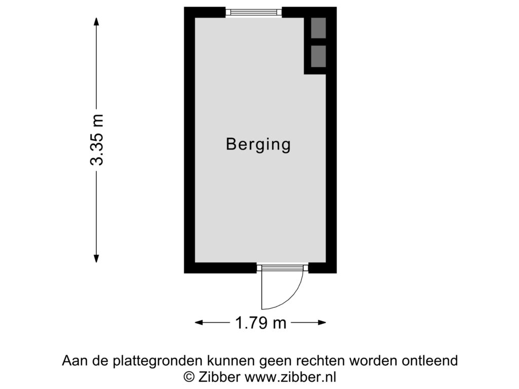 Bekijk plattegrond van Berging van Stalpaertstraat 107