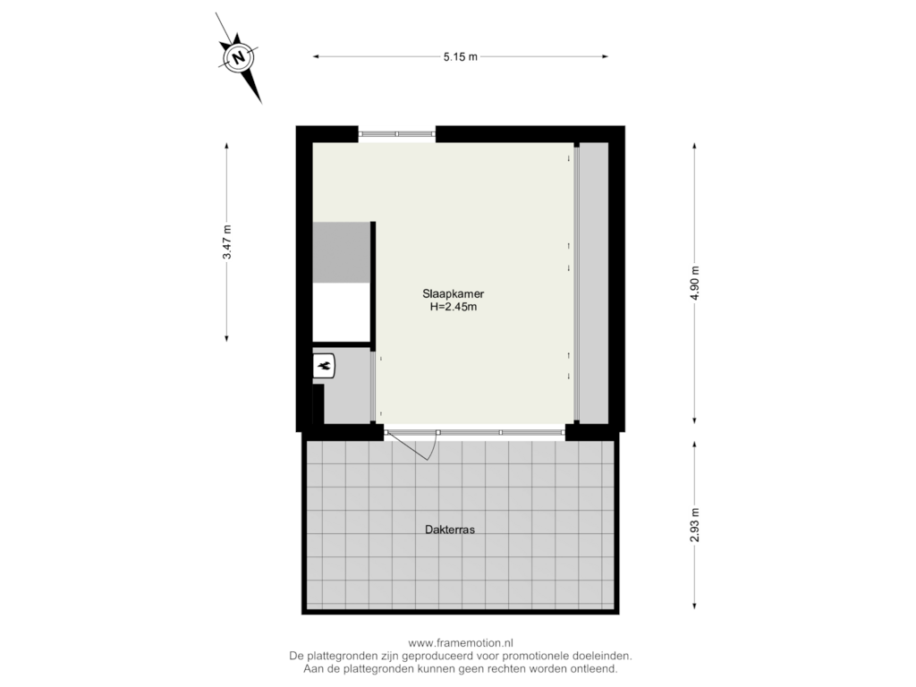 View floorplan of Verdieping 2 of Jan Beyerinckstraat 13