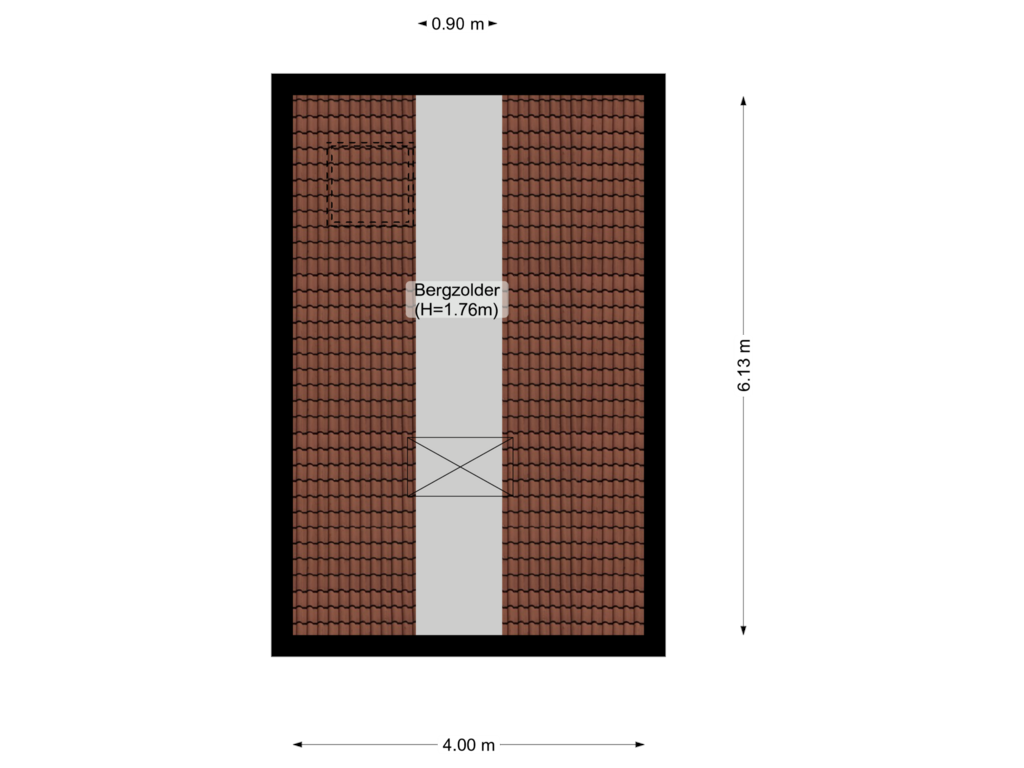 View floorplan of Floor 1 of Rijnstraat 105-D