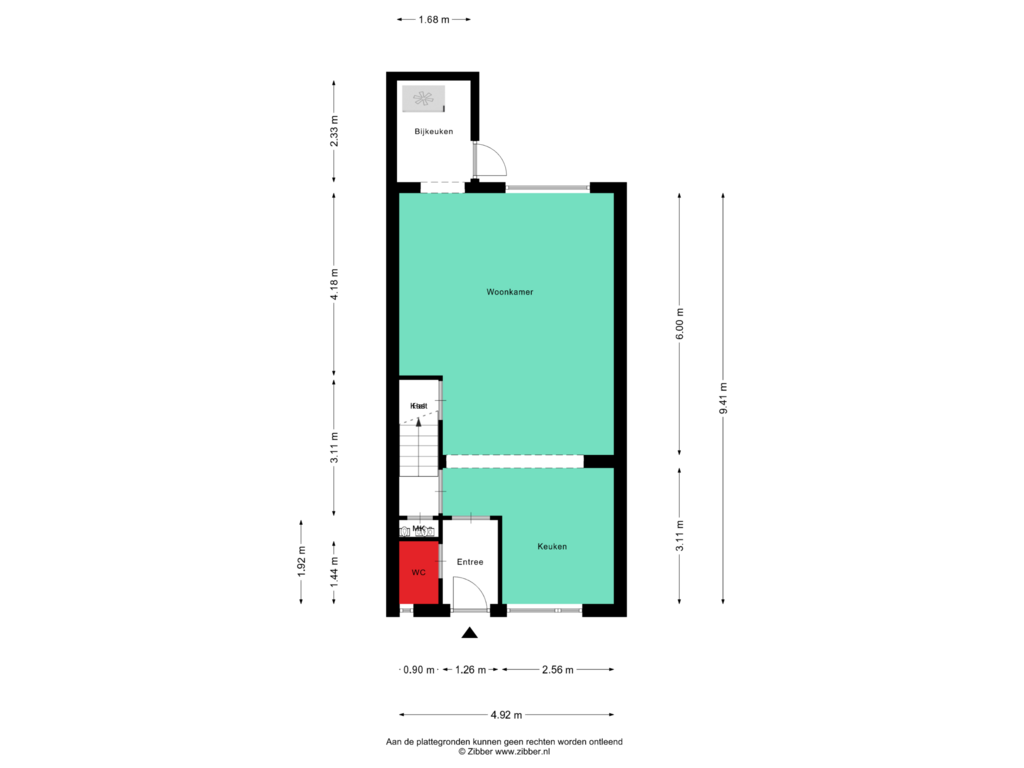 Bekijk plattegrond van Begane grond van Kievit 100