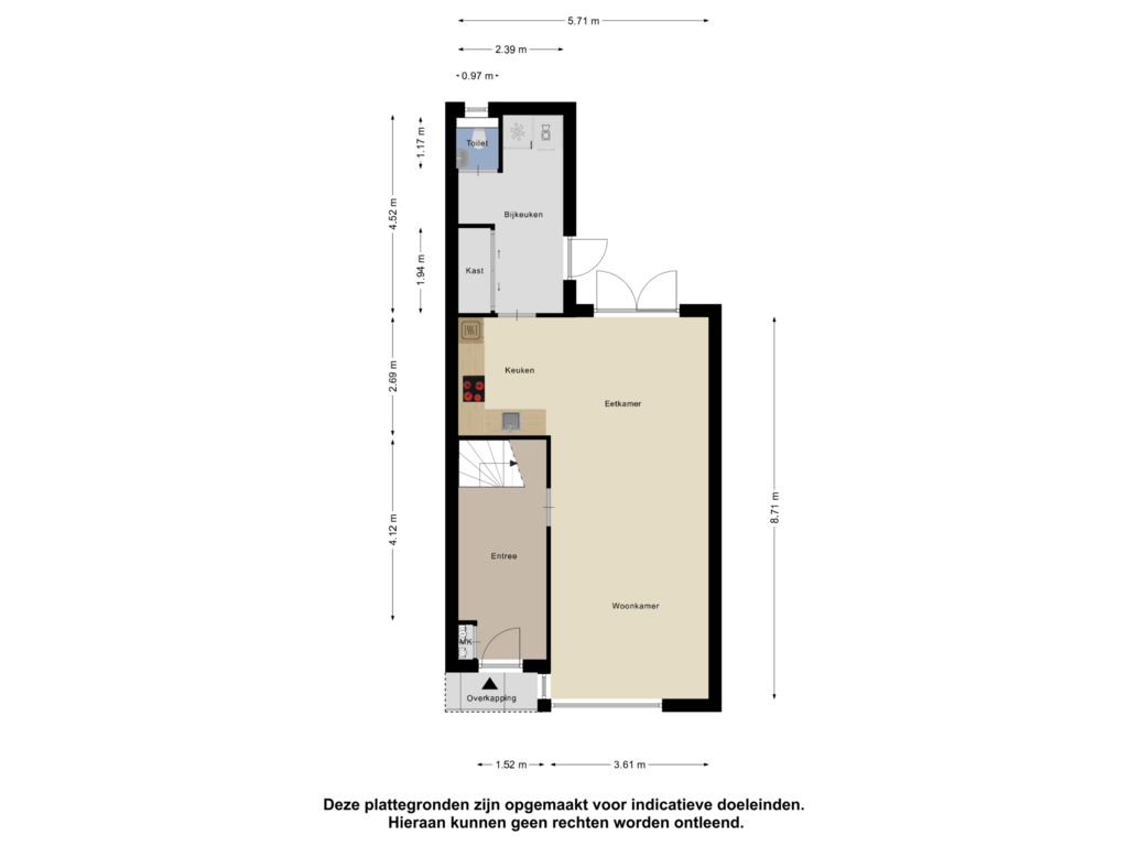 Bekijk plattegrond van Begane Grond van Dissel 37