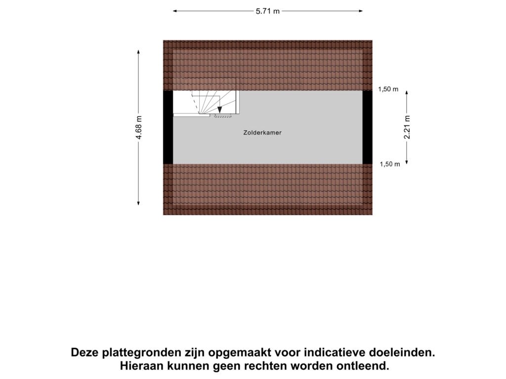 Bekijk plattegrond van Zolder van Dissel 37