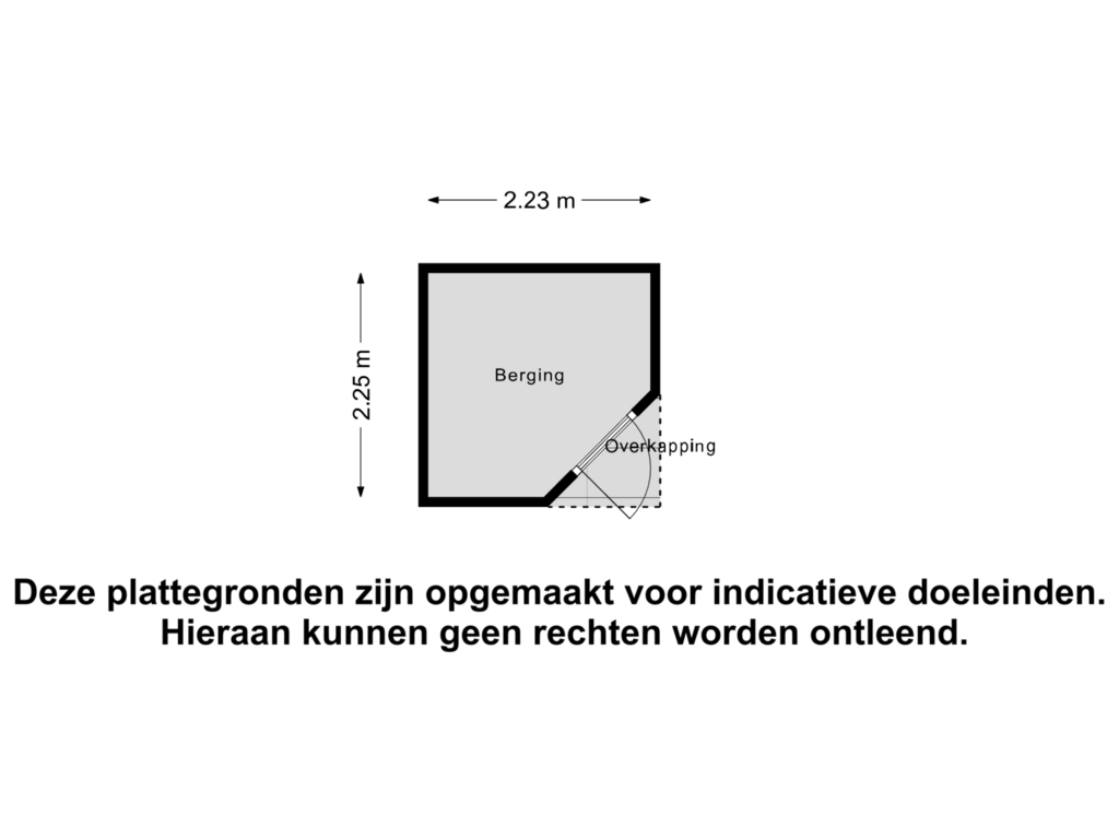 Bekijk plattegrond van Berging van Dissel 37