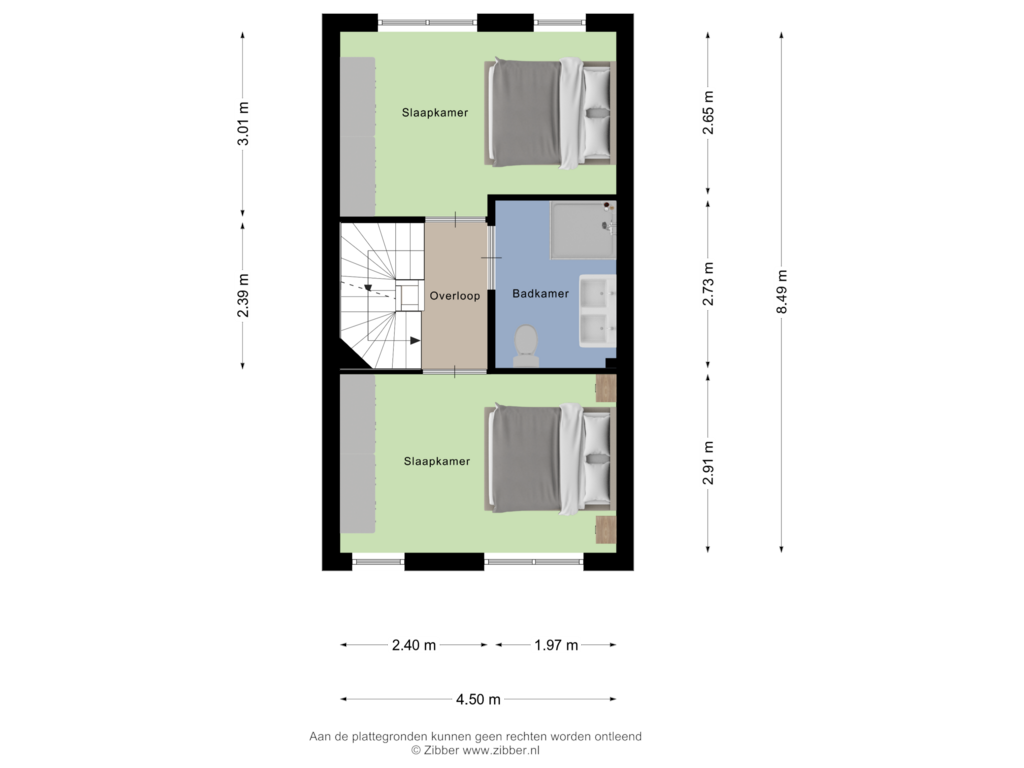 View floorplan of Eerste Verdieping of Koningstraat 44