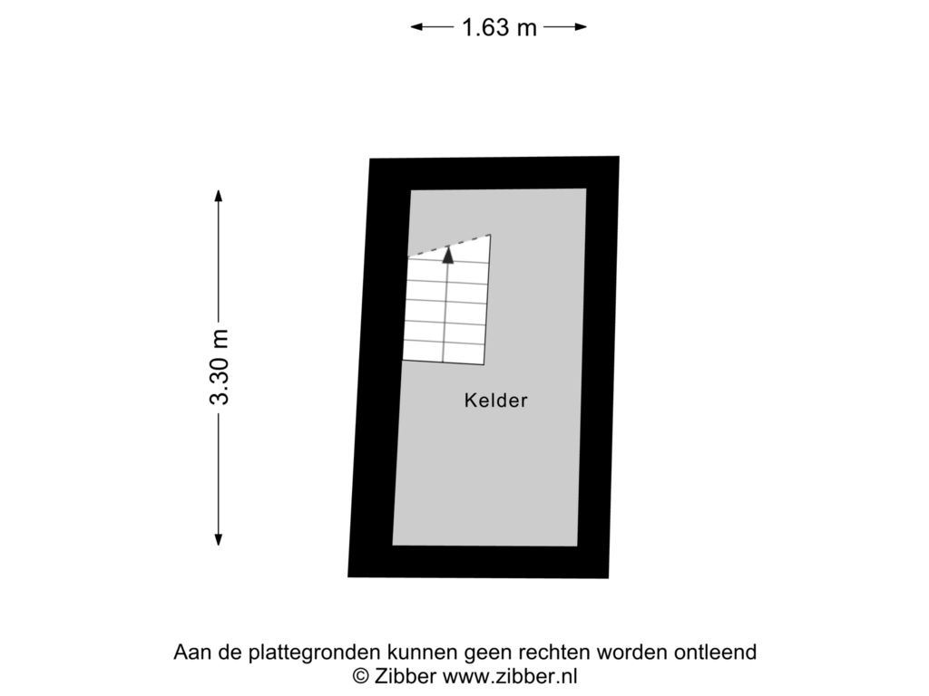 Bekijk plattegrond van Kelder van Cornelis Houtmanstraat 51