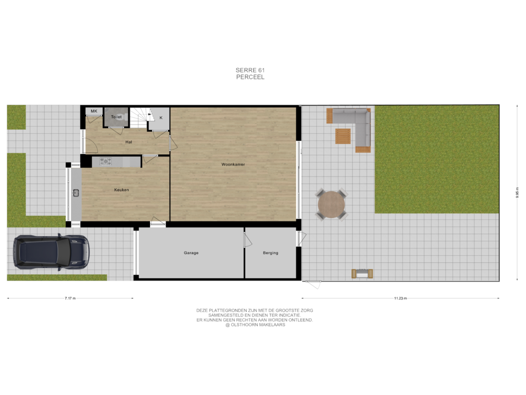 Bekijk plattegrond van Tuin van Serre 61