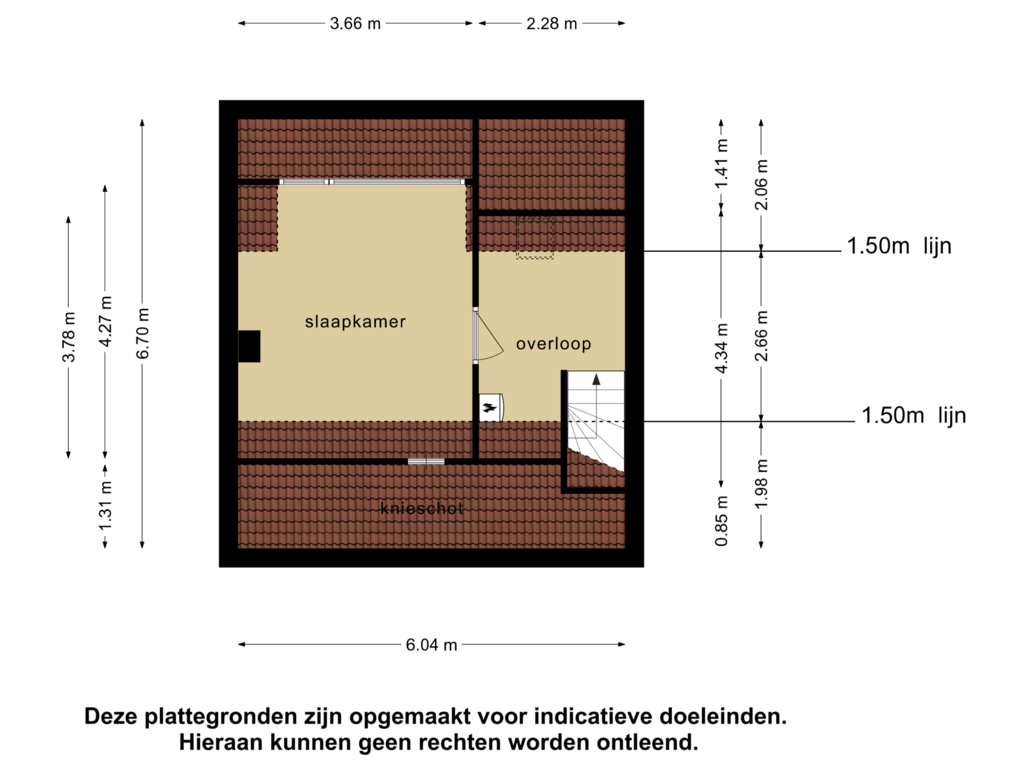 Bekijk plattegrond van 2e verdieping van Mr J R Thorbeckestraat 10