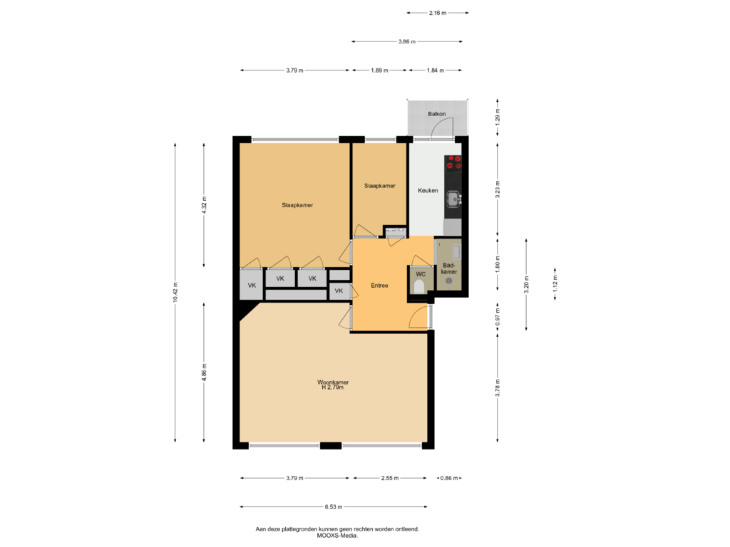 Bekijk plattegrond van Appartement van Nieuwe Binnenweg 90-02L