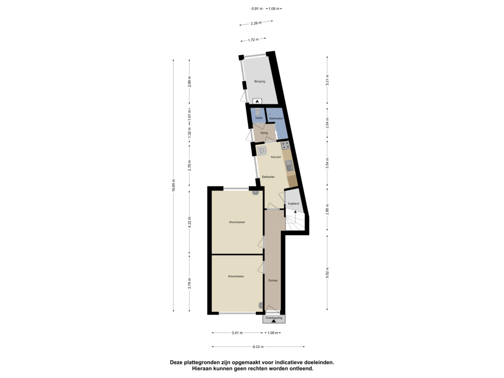 View floorplan of Begane Grond of Schootsestraat 120