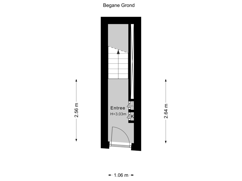 Bekijk plattegrond van Begane Grond van Koningsplein 57