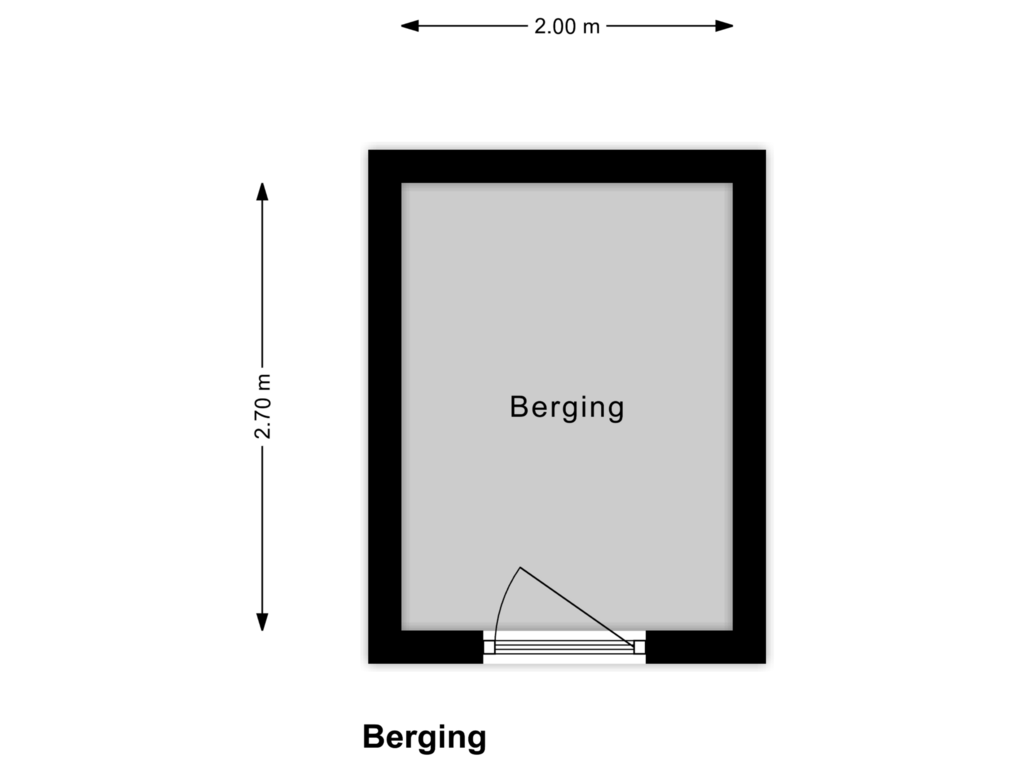 Bekijk plattegrond van Berging van Zeeweg 229