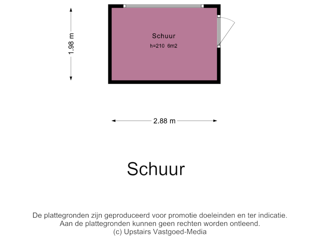 Bekijk plattegrond van Schuur van Cremerstraat 424