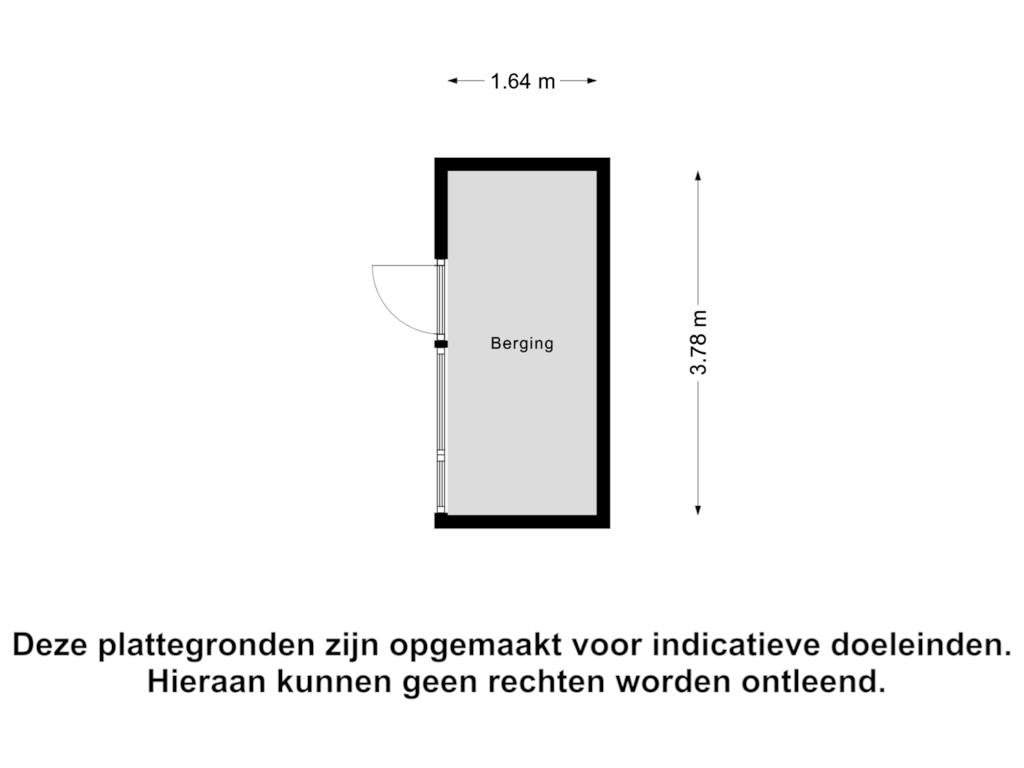 View floorplan of Berging of Valkreek 126