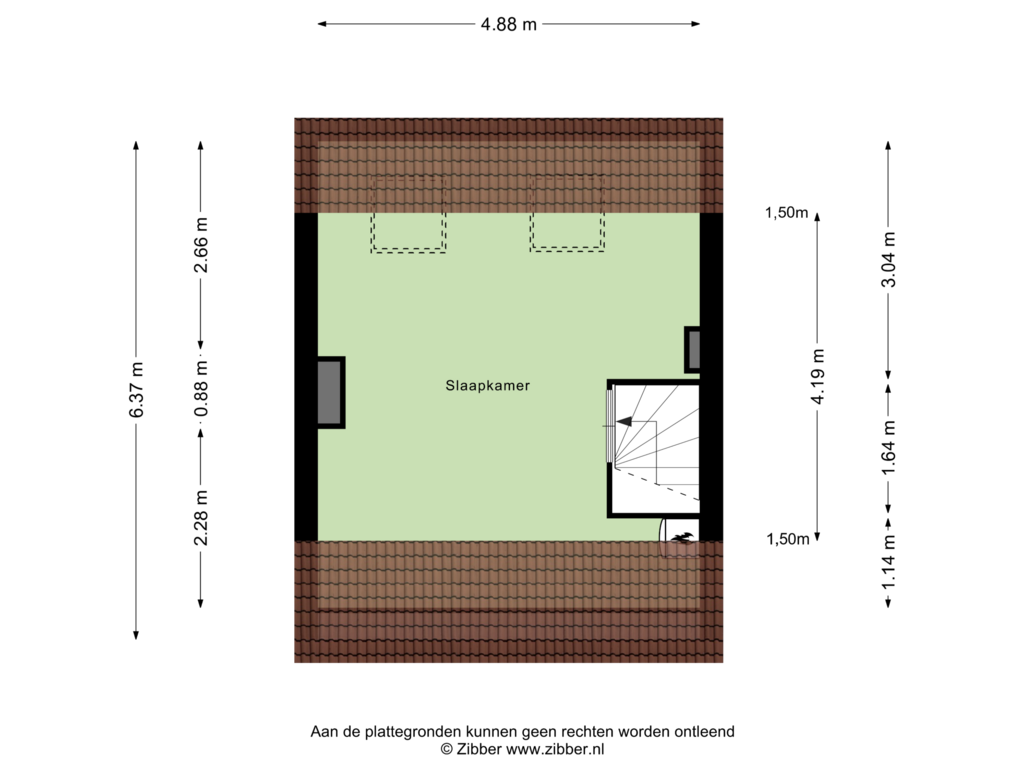 Bekijk plattegrond van Tweede Verdieping van Haven 7