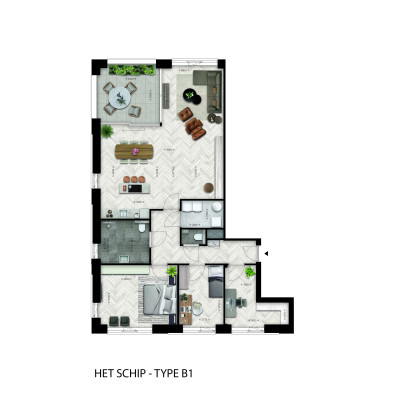 View photo 2 of Kraanbaan | het Schip | appartement B1 (Bouwnr. 13)