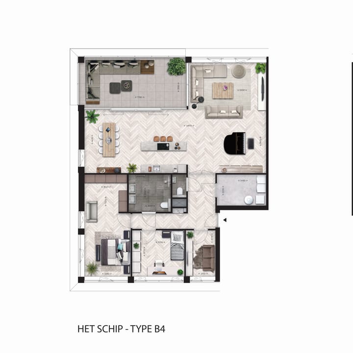 Foto 2 van Kraanbaan | het Schip | appartement B4 (Bouwnr. 25)