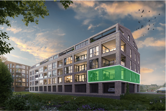 Foto 8 van Kraanbaan | het Schip | appartement B1 (Bouwnr. 7)