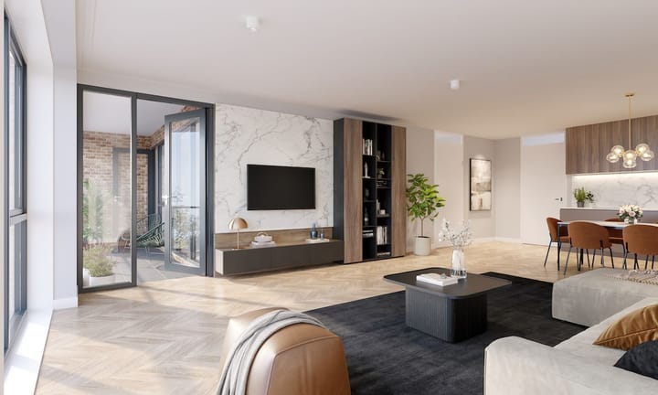 Foto 3 van Kraanbaan | het Schip | appartement B2 (Bouwnr. 11)