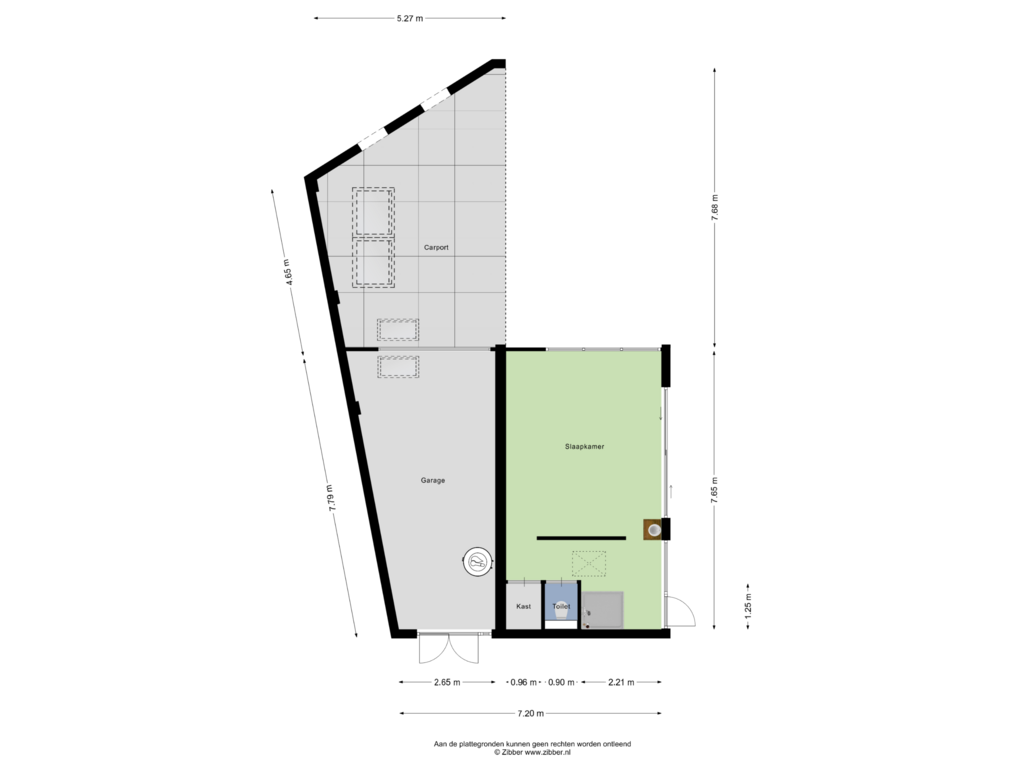 Bekijk plattegrond van Gastenverblijf van Dreef 55