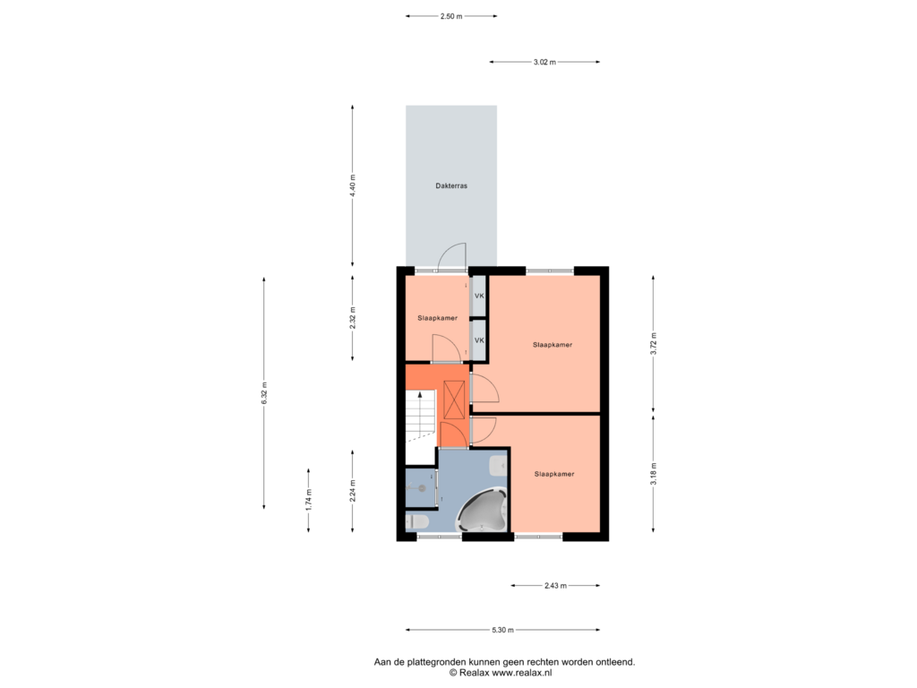 Bekijk plattegrond van Verdieping van Nieuwe Schans 82