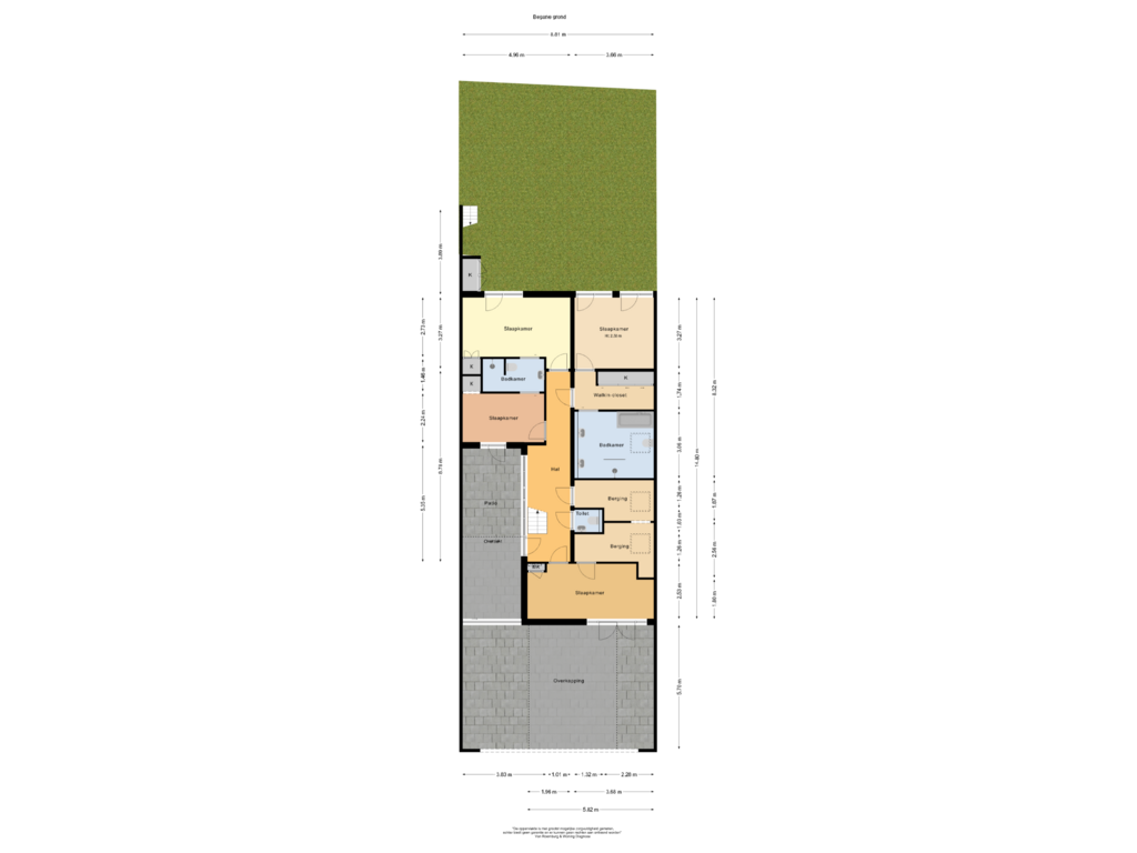 Bekijk plattegrond van Begane grond van Lisdoddelaan 89