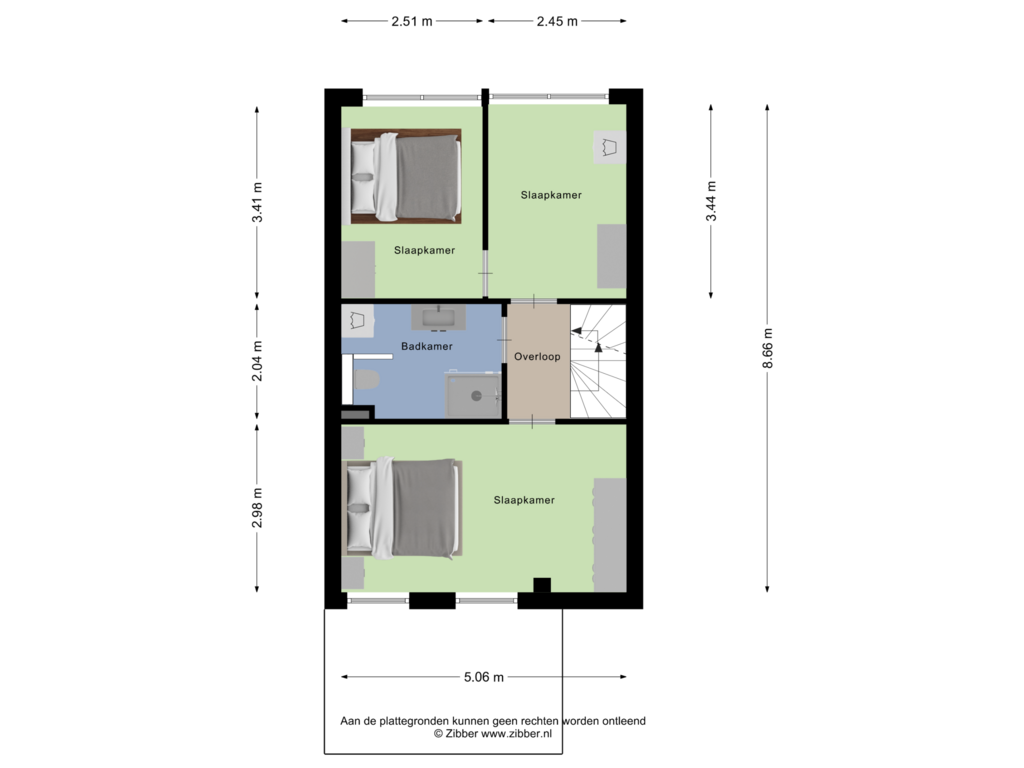 View floorplan of Eerste Verdieping of Abdijberg 18