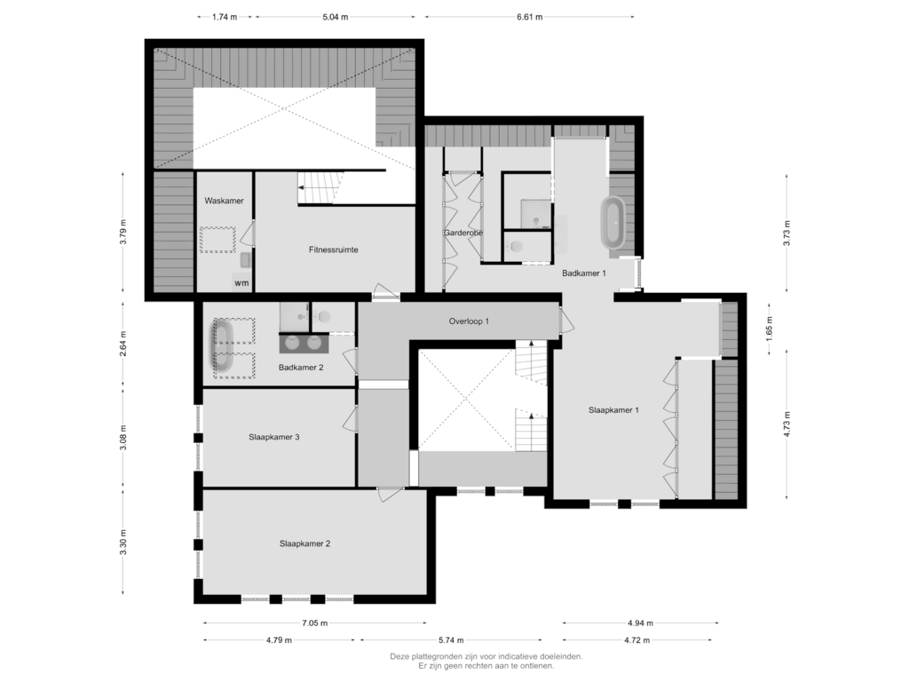 View floorplan of 1E VERDIEPING of Prinses Margrietlaan 13