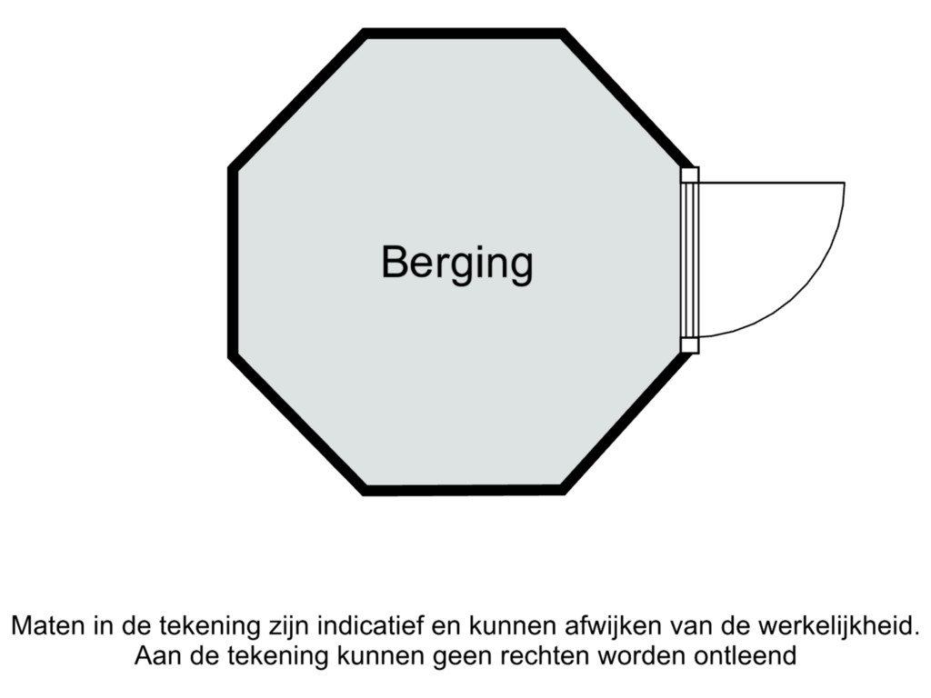 Bekijk plattegrond van Berging achtertuin van Westerzicht 426